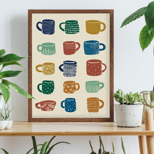 Cozy Tea Cup Illustration